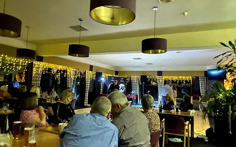 A social evening in the lounge